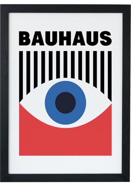 Bauhaus Eyes V2 Siyah Çerçeveli Tablo Poster