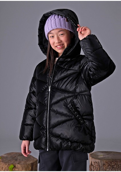 7436-61 Kız Çocuk Siyah Mont fiyatları