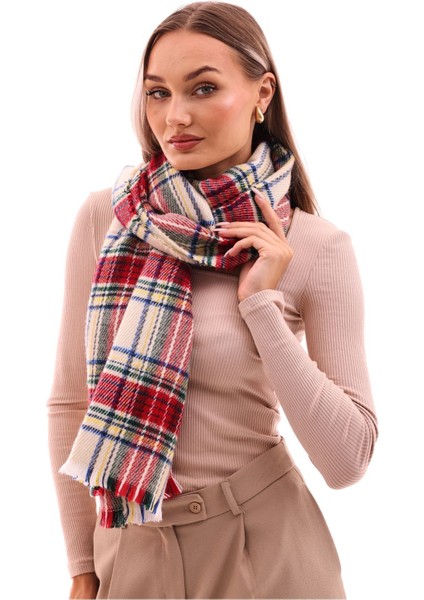 Kadın Yumuşak Dokulu Ekose Atkı fiyatları