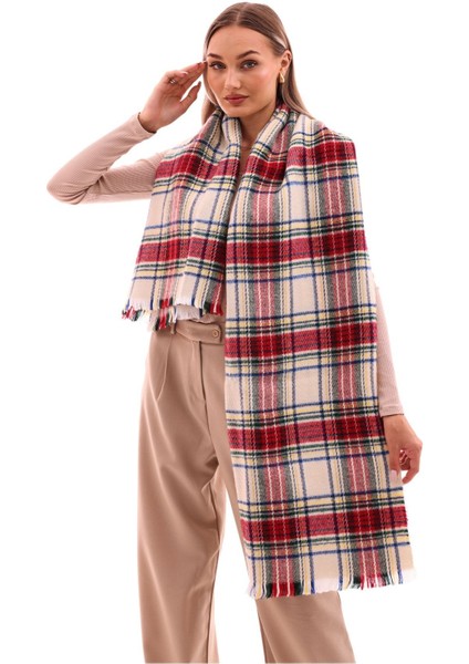 Kadın Yumuşak Dokulu Ekose Atkı fırsatları