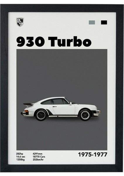 930 Turbo Özel Tasarım Poster Tablo