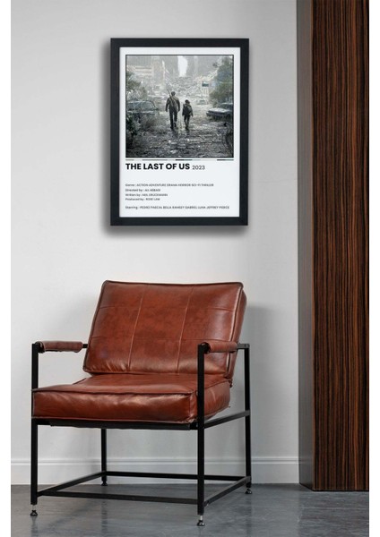 The Last Of Us Dizi-Film Siyah Çerçeveli Tablo Poster fiyatları