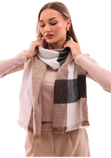 Kadın Yumuşak Dokulu Ekose Atkı fiyatları