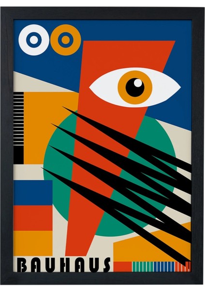 Bauhaus Eyes Siyah Çerçeveli Tablo Poster