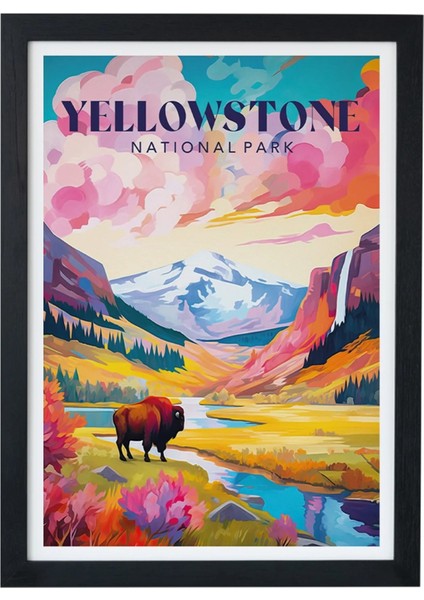 Yellowstone National Park Poster Tablo modelleri