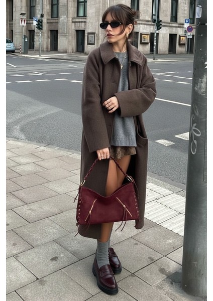 Kadın Cherry Zrea Omuz Çantası