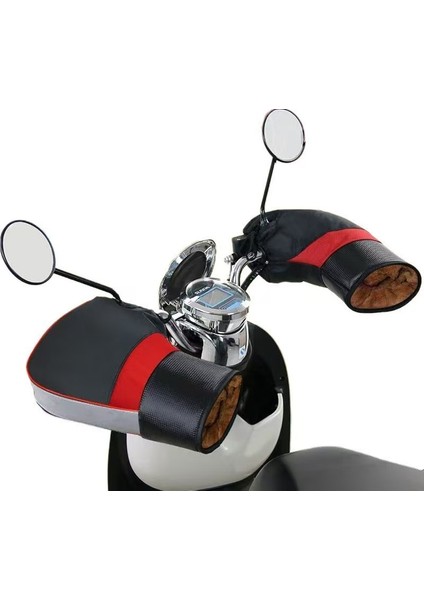 Kışlık, Motosiklet Yünlü, Isıtmalı Gidon Kılıfı (Yurt Dışından)