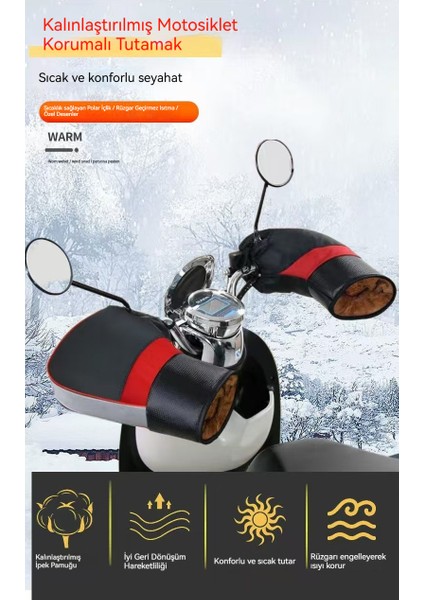 Kışlık, Motosiklet Yünlü, Isıtmalı Gidon Kılıfı (Yurt Dışından) indirimleri