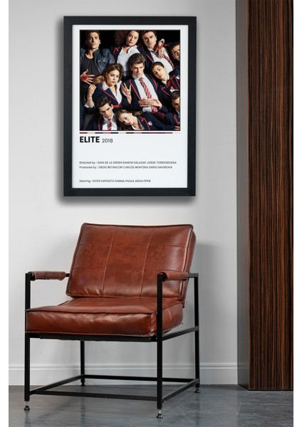 Elite Dizi-Film Siyah Çerçeveli Poster Tablo fırsatları