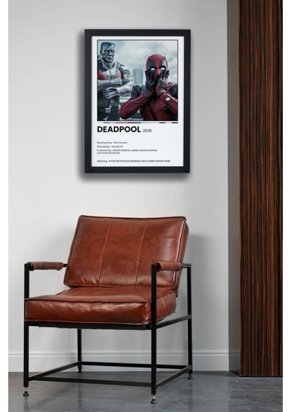 Deadpool Dizi-Film Siyah Çerçeveli Tablo Poster fiyatları