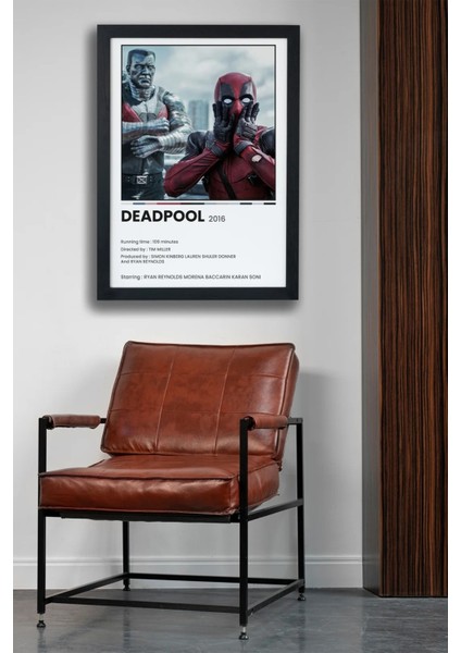Deadpool Dizi-Film Siyah Çerçeveli Tablo Poster modelleri