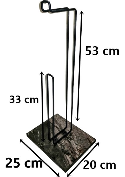 ALMİTAL Ultra lüks Antrasit Ayaklı Tuvalet Kağıtlığı Paslanmaz Yedekli Tuvalet Kağıtlığı fırsatları