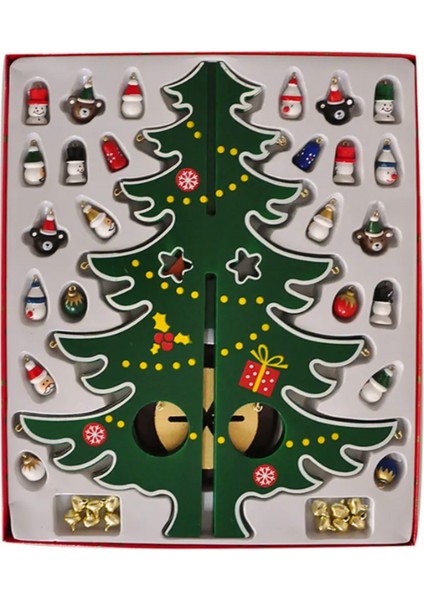 Yılbaşı Ahşap Dekor 35CM -Çam Ağacı Yeşil fiyatları