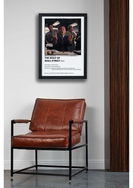 The Wolf Of Wall Street Dizi-Film Siyah Çerçeveli Tablo Poster modelleri