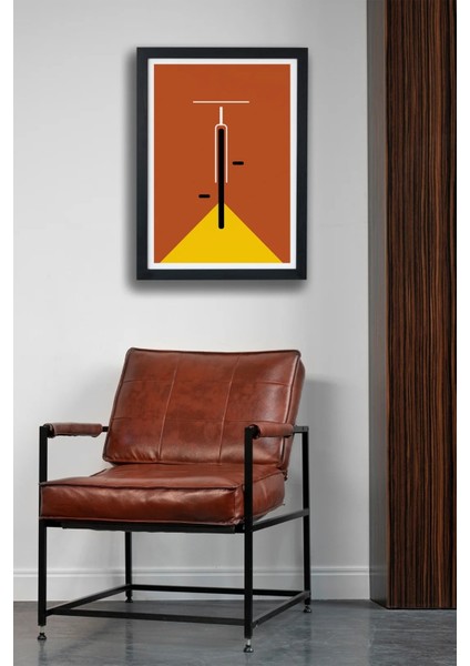 Bauhaus Bicycle V1 Siyah Çerçeveli Tablo Poster fiyatları