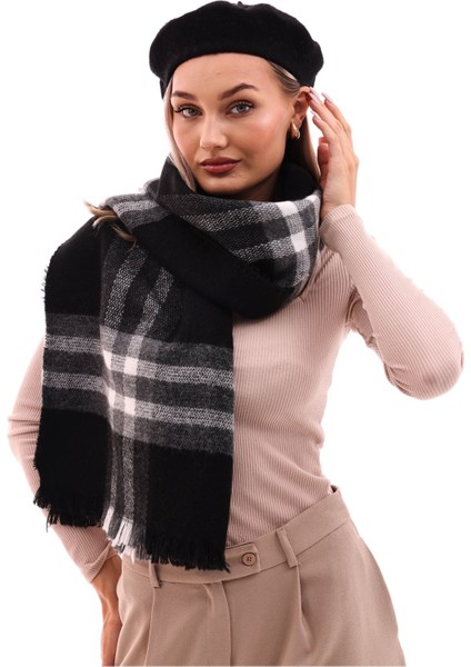 Kadın Yumuşak Dokulu Ekose Atkı fiyatları