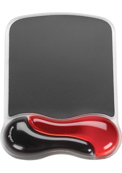 62402 Duo Bilek Destekli Memory Foam Fare Pedi, Kırmızı/siyah