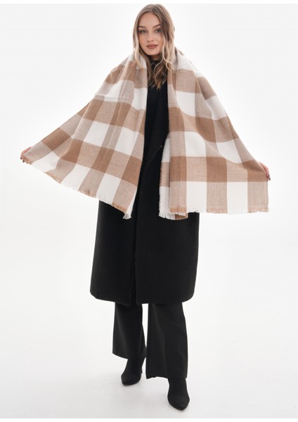 Kadın Yumuşak Dokulu Ekose Atkı fırsatları