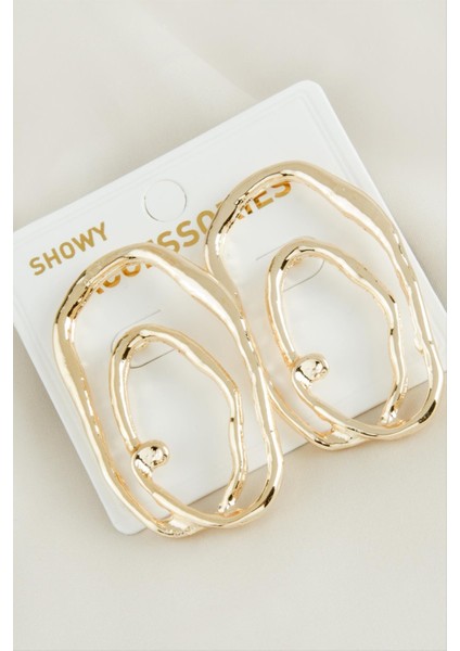 Wizard Halka Yeni Sezon Metal Küpe-Sarı fiyatları