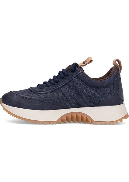 D25KA-3700 Kadın Hakiki Nubuk Deri Casual Ayakkabı Lacivert modelleri