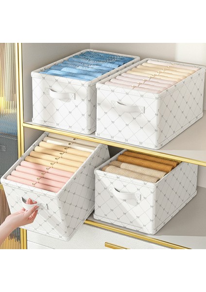 Dolap Içi Düzenleyici 3 Lü FIYONK-45CMX25CMX20,RAF Düzenleyici,katlanabilir Kıyafet Saklama Kutusu fırsatları