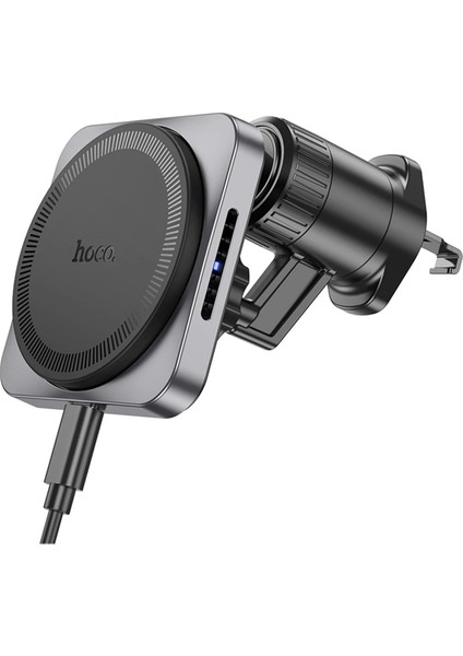 Hoco. HW15 Izgara Klipsli 15W Kablosuz Şarjlı Manyetik Magsafe Araç Tutucu - Siyah fiyatları