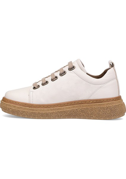 D25YA-120 Kadın Hakiki Deri Casual Ayakkabı Kemik modelleri