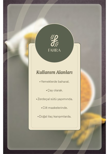 Zerdeçal Tane 50G – Bağışıklık ve Hücre Yenilenmesi Için Doğal Destek 50G fırsatları