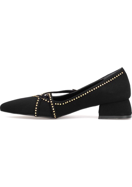 Elit PM492 K1427 Kadın Klasik Topuklu Ayakkabı Siyah modelleri