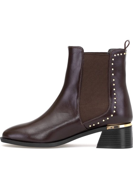 Elit PM180 K9782 Kadın Chelsea Bot Kahverengi modelleri