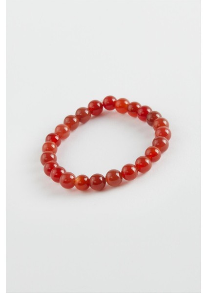 Wizard Çocuk Kaplangözü Doğaltaş Bileklik 6 Mm-Kahverengi