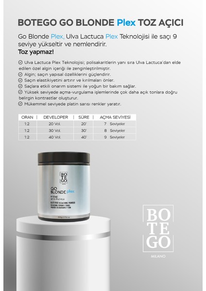 Go Blonde Plex Toz Saç Açıcı 500 ml fiyatları