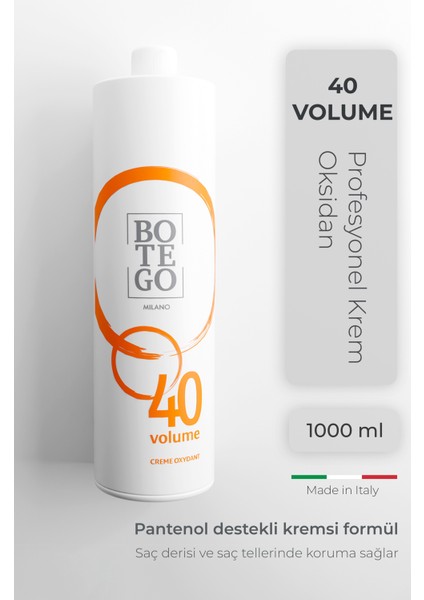 Profesyonel Krem Oksidan 12% - 40 Volume 1000 ml