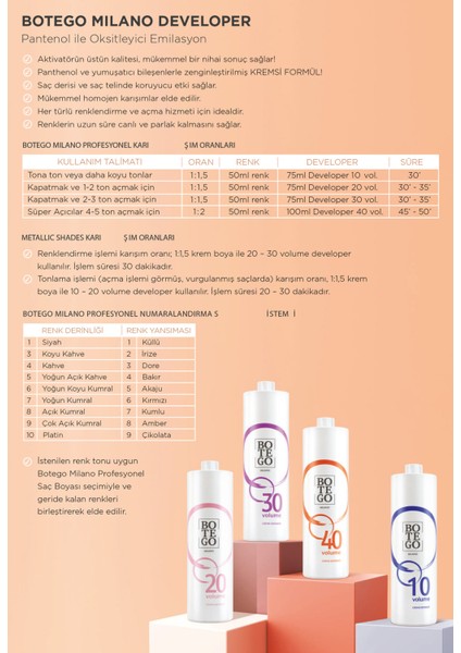 Profesyonel Krem Oksidan 6% - 20 Volume 1000 ml fiyatları