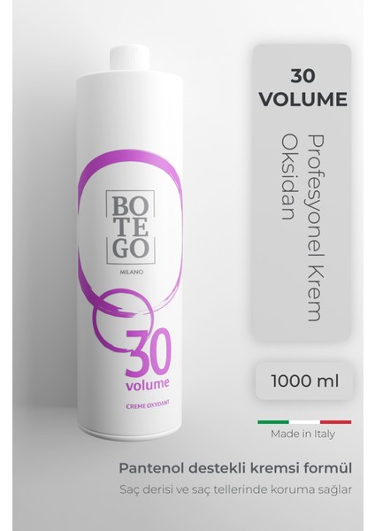 Profesyonel Krem Oksidan 9% - 30 Volume 1000 ml
