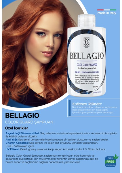 Bellagio Color Guard Renk Koruma Şampuanı 250 ml fiyatları