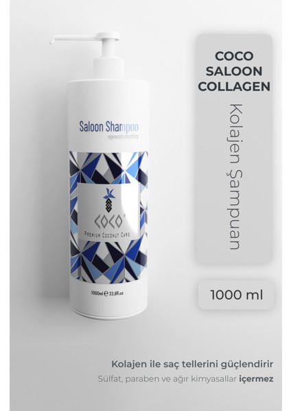 Coco Saloon Collagen Şampuan 1000ml