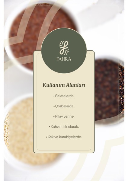 Üç Renk Kinoa 250G – Düşük Glisemik, Glutensiz ve Besleyici fiyatları