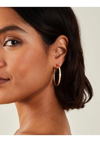 Z Doklulu Haka Küpe 14 Ayar Altın Kaplama modelleri