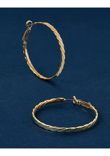 Z Doklulu Haka Küpe 14 Ayar Altın Kaplama fırsatları