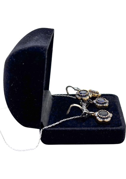 Safir Işıltılı Gümüş Çiçek Set&takım-Mücevher Bahçesi Koleksiyonu fiyatları
