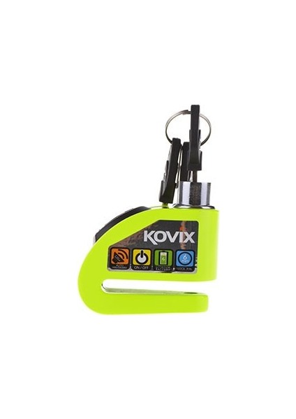 Kovıx Kd6-Fg Alarmlı Disk Kilit Neon Sarı fiyatları