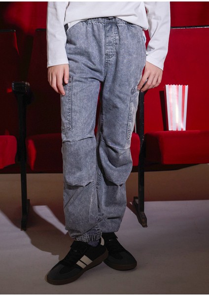 Gri Erkek Çocuk Kargo Pantolon 7564 fiyatları