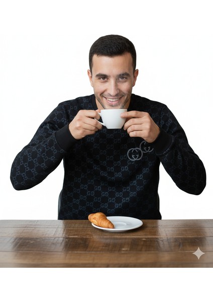 Erkek Sweatshirt Regular Fit Pamuklu Kumaş Iki Iplik OPES26GCCMOD15 fırsatları