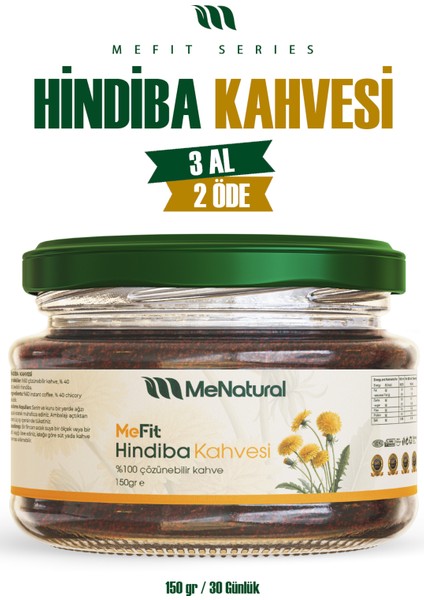 Mefit Hindiba Kahvesi 150GR - 30 Günlük - 60 Ölçek - Detox Kahve