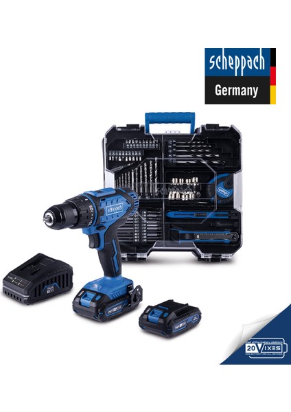 C-DTB74/1-X 20V 1x2AH Akülü Vidalama + 74 Parça Aksesuar Seti - 5909315900