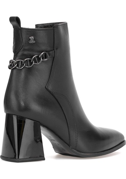 2553903K Kadın Hakiki Deri Topuklu Bot Siyah fırsatları