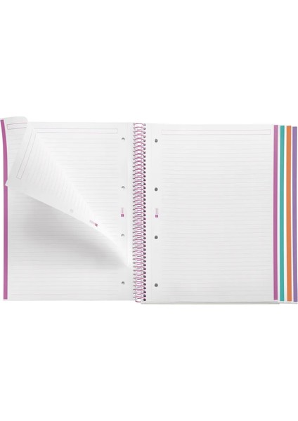 A4 70GSM 100 Yaprak Telli Çizgili Happy Fruits Defter fiyatları