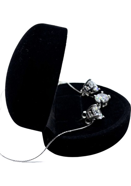 Işıltılı Tektaş Gümüş Set&takım fiyatları