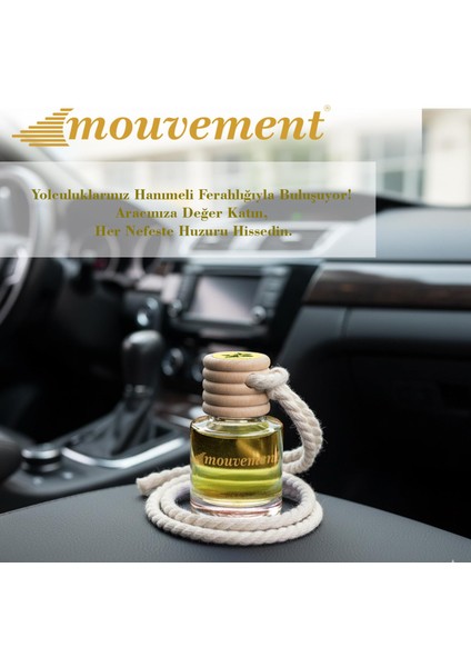 Hanımeli 8 ml Oto Kokusu – Doğal ve Hafif Bir Çiçek Ferahlığı